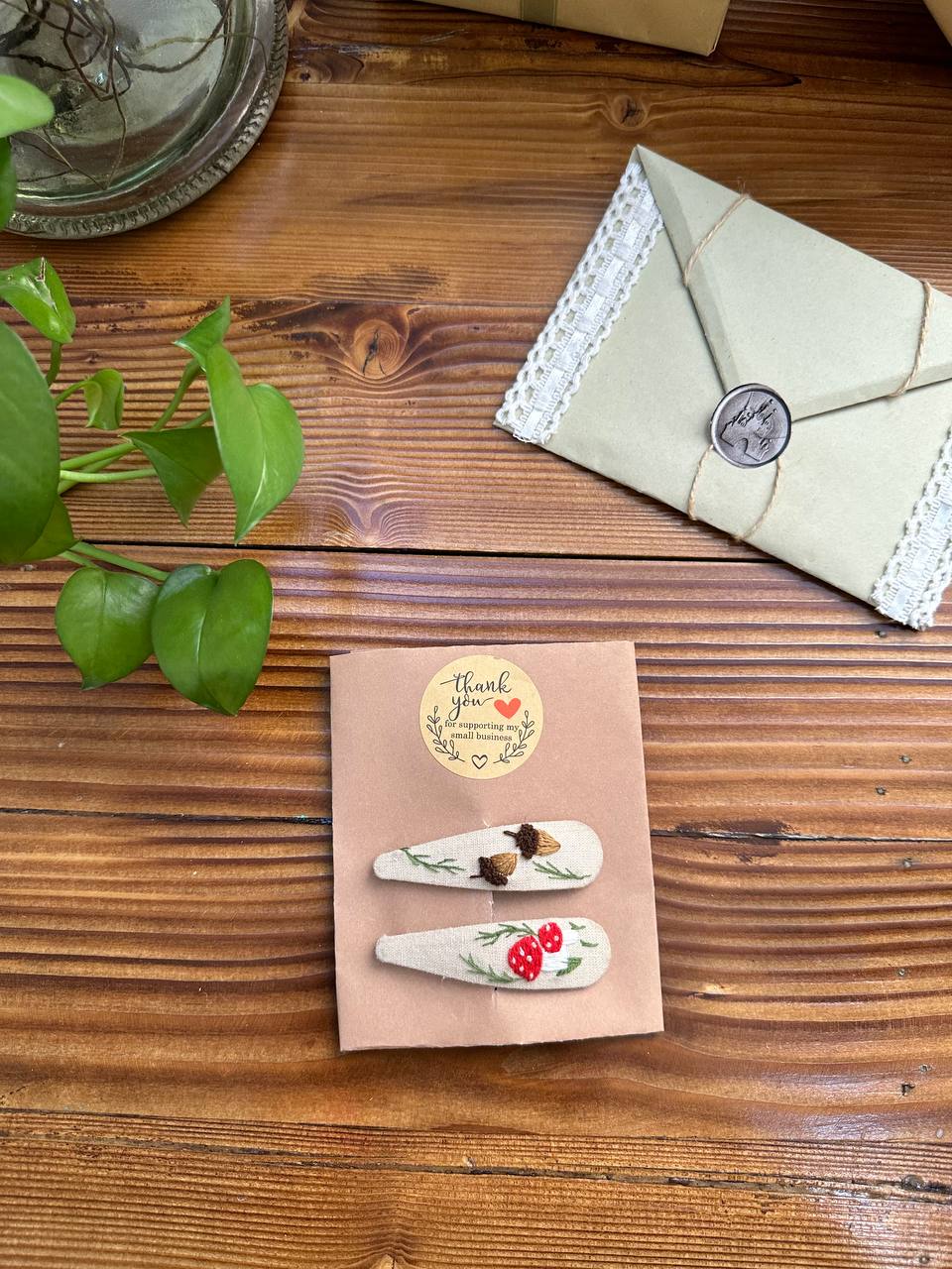 گلسر تقتقی گلدوزی شده قارچ پینترستی