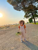 بیلر کتان مدل بگ گلدوزی شده دخترانه/پسرانه